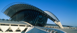 The arches of Lyon's railway station stand 40 meters high